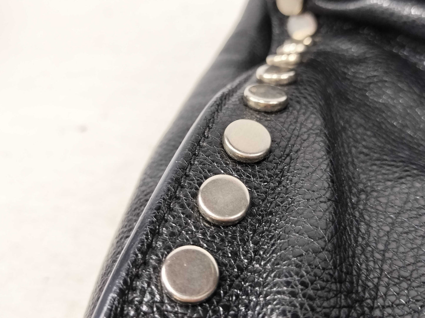 PRADA Etiquet Studded Tote Bag Shoulder Bag