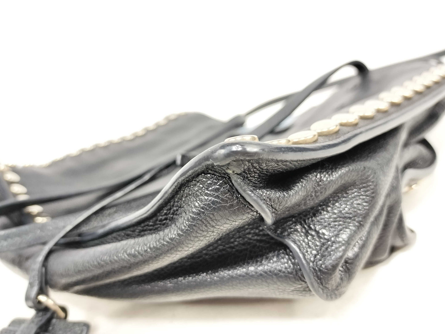 PRADA Etiquet Studded Tote Bag Shoulder Bag
