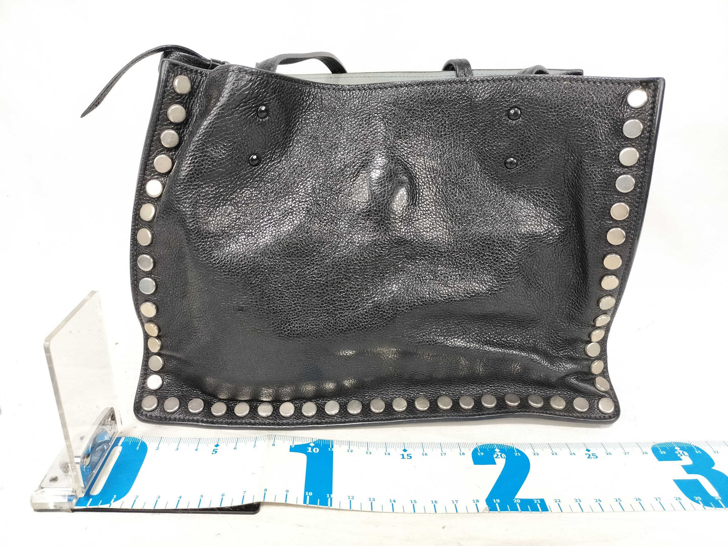 PRADA Etiquet Studded Tote Bag Shoulder Bag