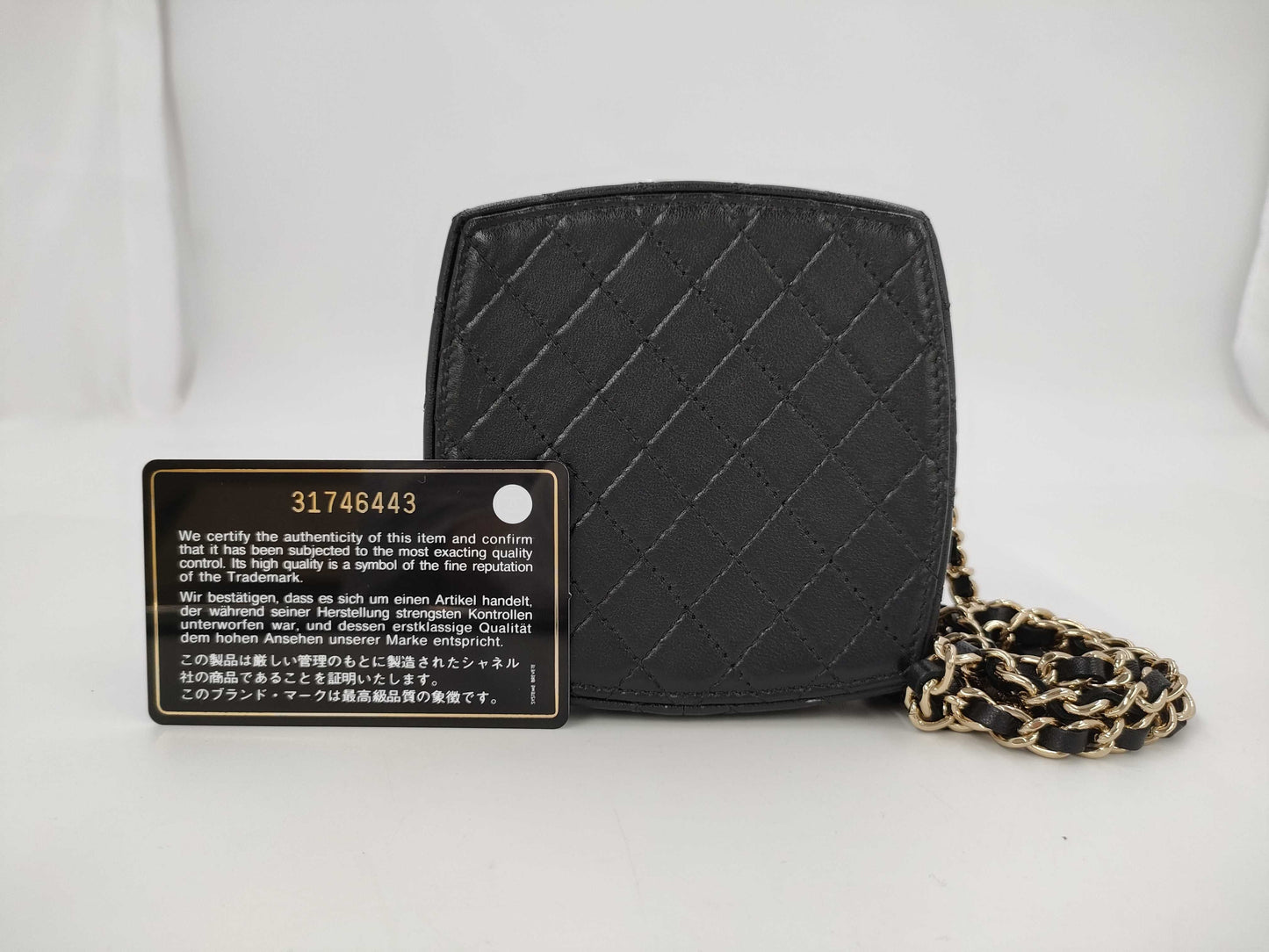 CHANEL Mirror Box Shoulder Bag with Gold Hardware, No. 31