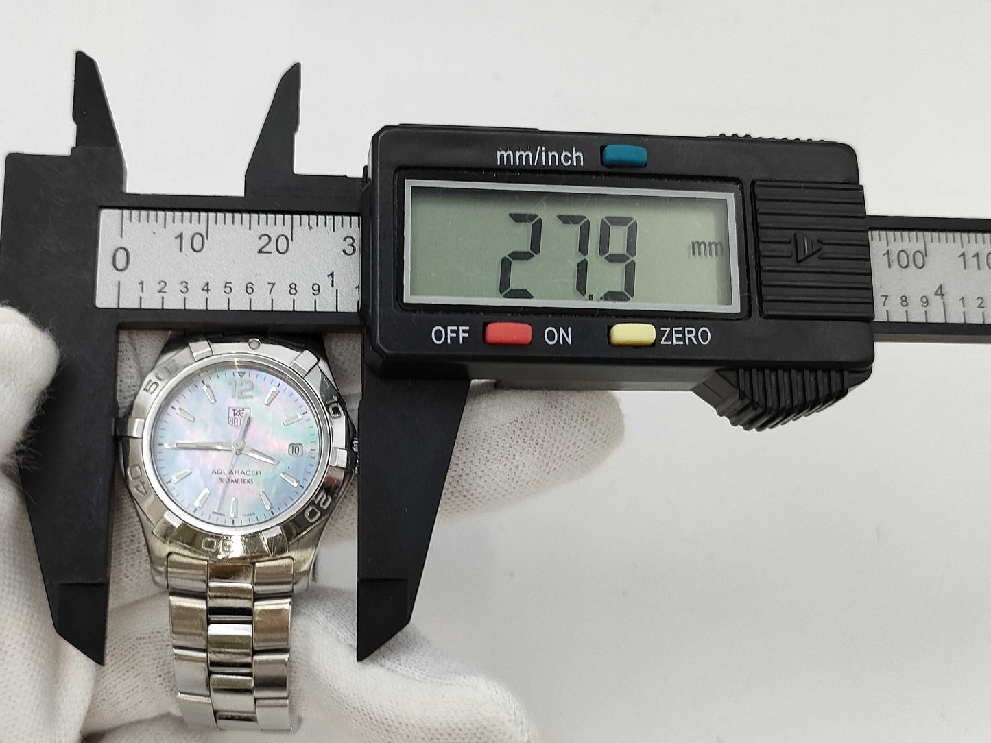 TAG Heuer Aquaracer WAF1417 FT7711 Shell Dial Quartz Women's Watch