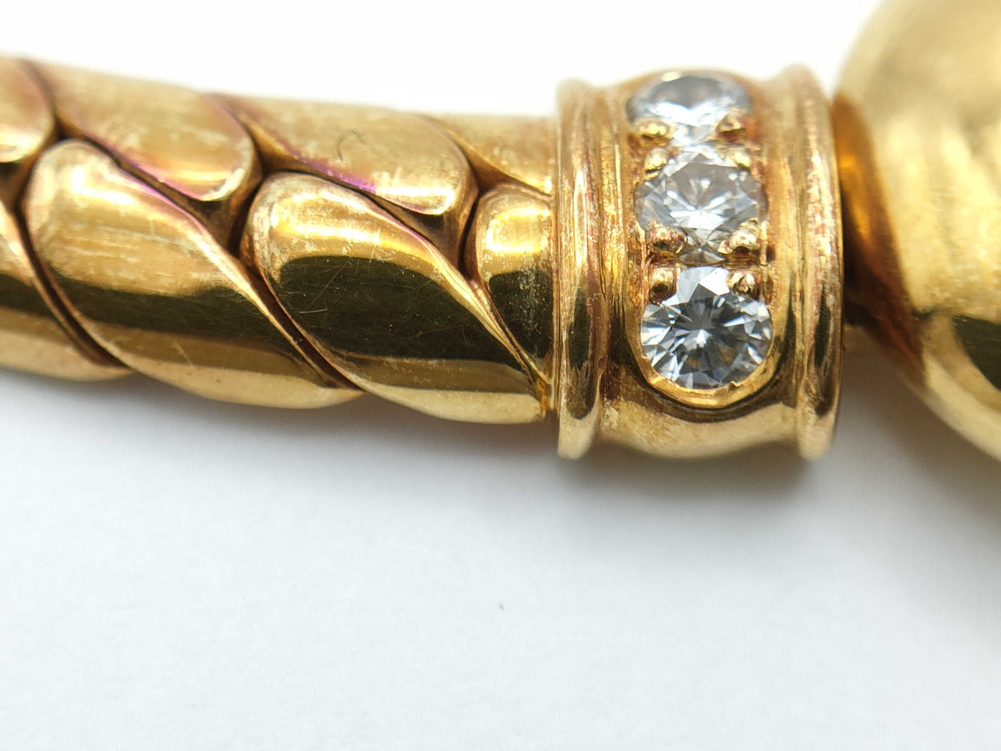 Sapphire and Diamond Necklace, 18K Gold, 55.4g