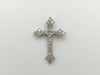 Cross D1.00ct Pt900 2.5g Pendant Top