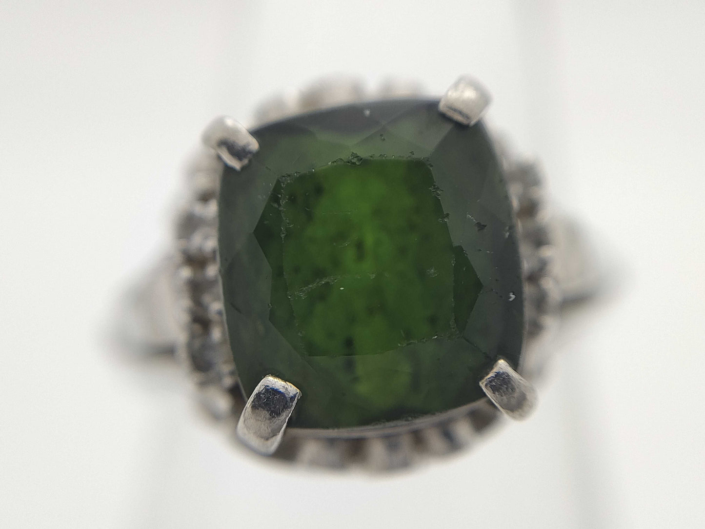 TL3.40ct D0.08ct Pt900 6.7g Ring