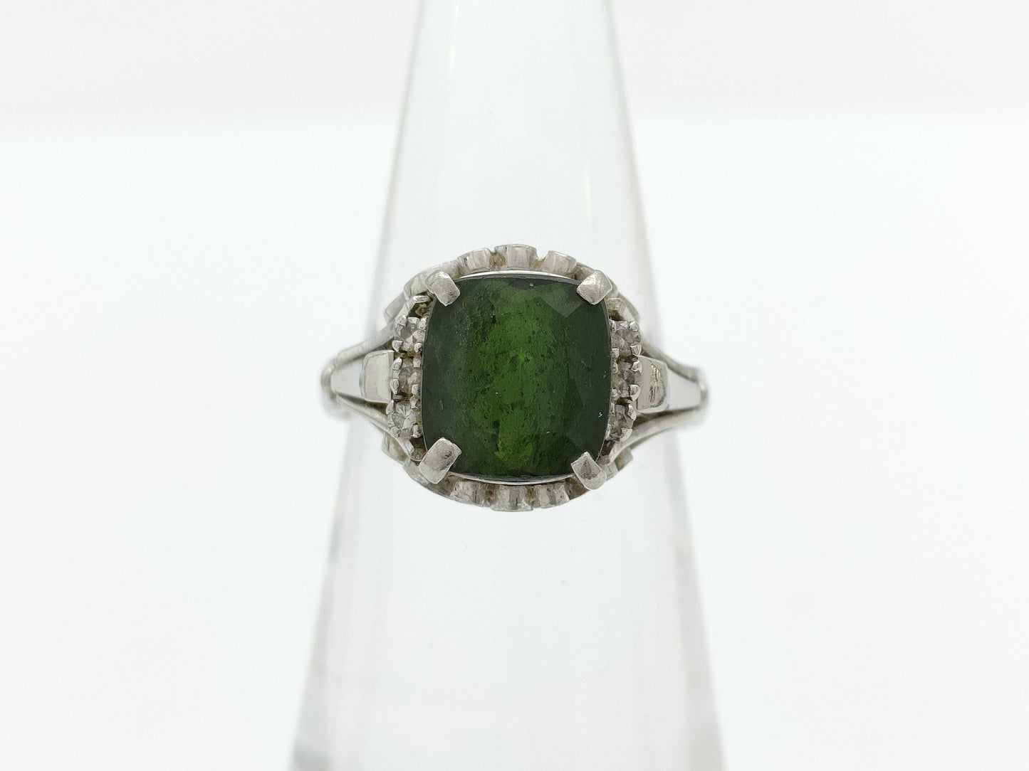 TL3.40ct D0.08ct Pt900 6.7g Ring