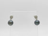 Pearl Earrings, Diameter: Approx. 10.8mm, D0.16/0.16ct, 18K White Gold/14K White Gold, 6.5g