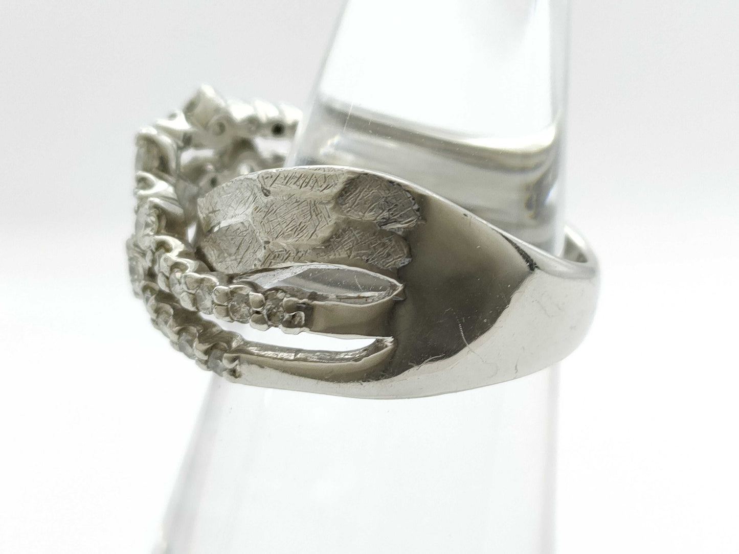 D0.70ct Pt900 12.6g Ring
