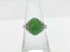 Jade D0.11ct Pt900 5.4g Ring