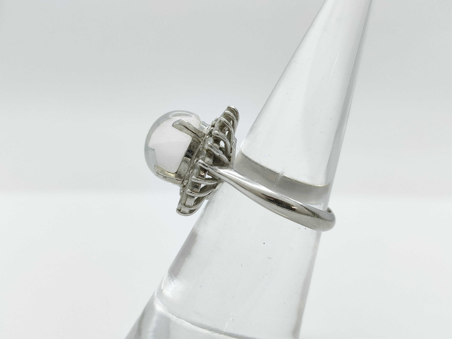 OP3.65ct D0.76ct Pt900 7.2g Ring