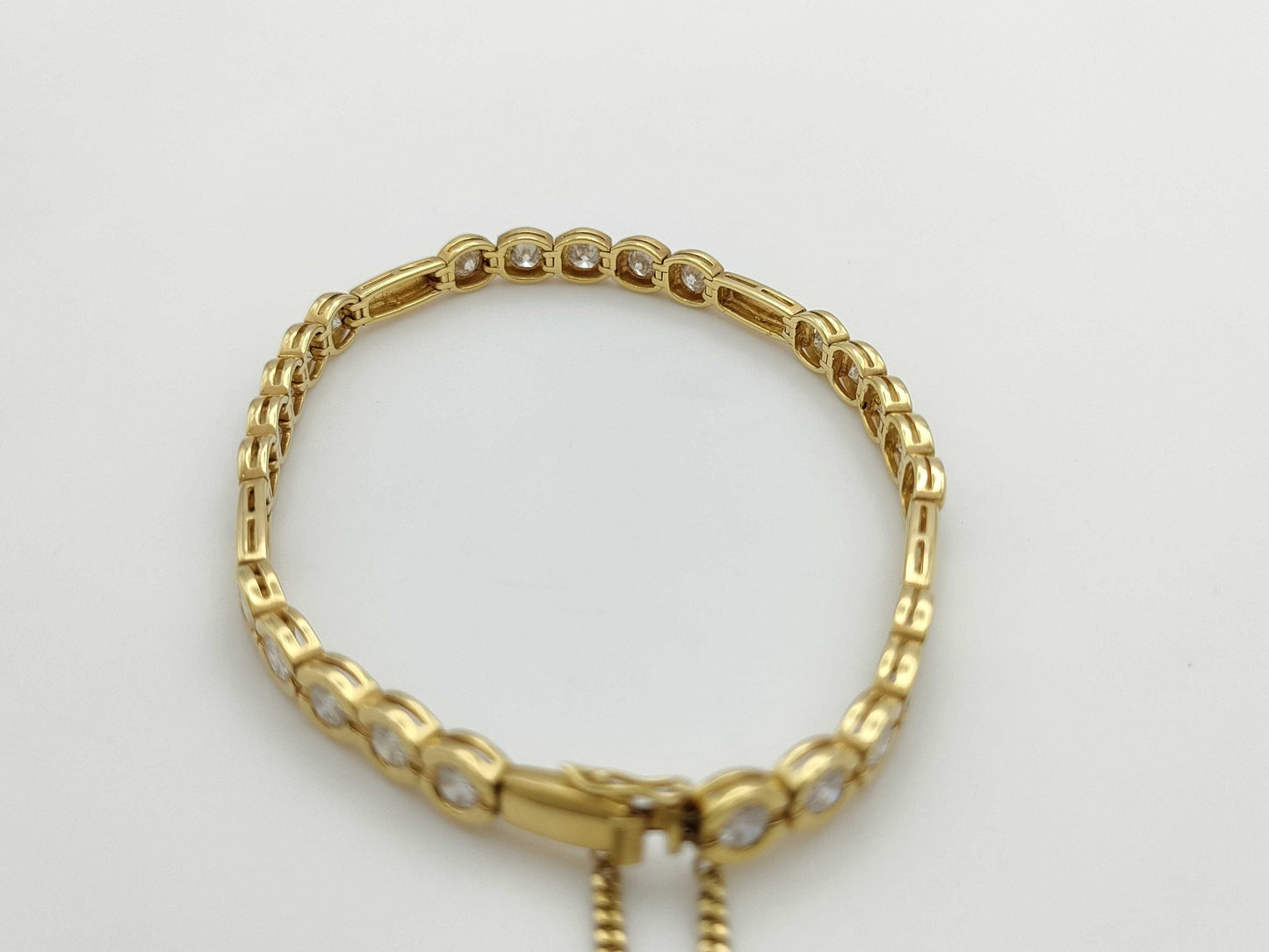 D3.55ct K18 15.2g Bracelet/Bangle