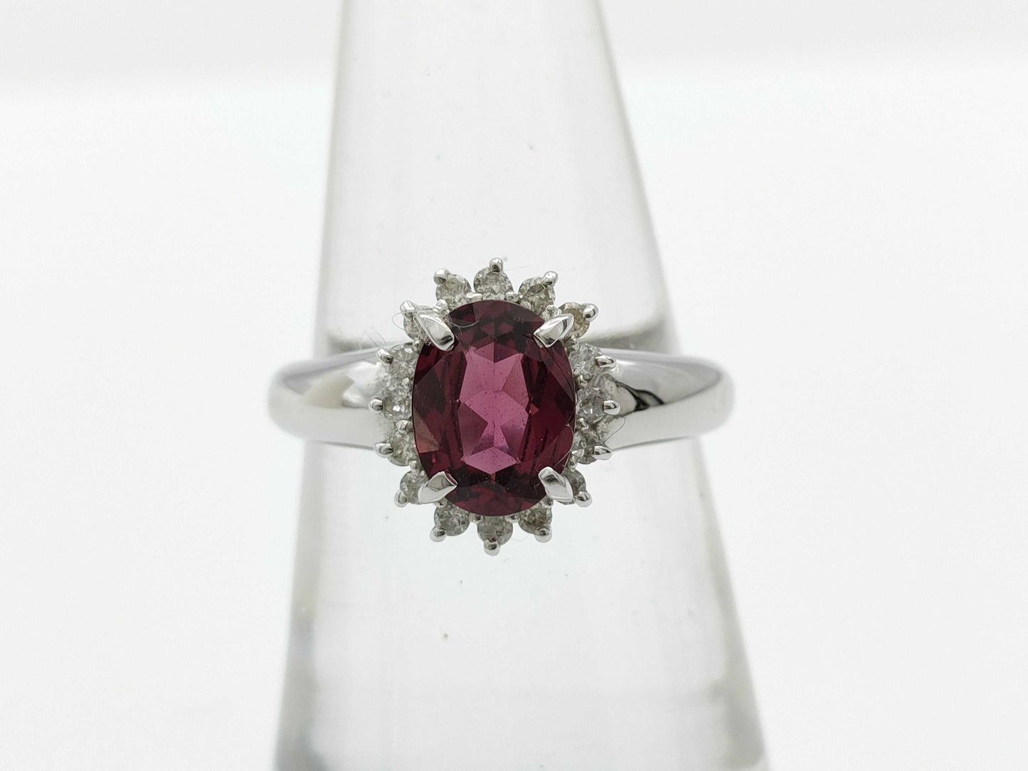 G1.46ct D0.17ct K14WG 2.8g Ring