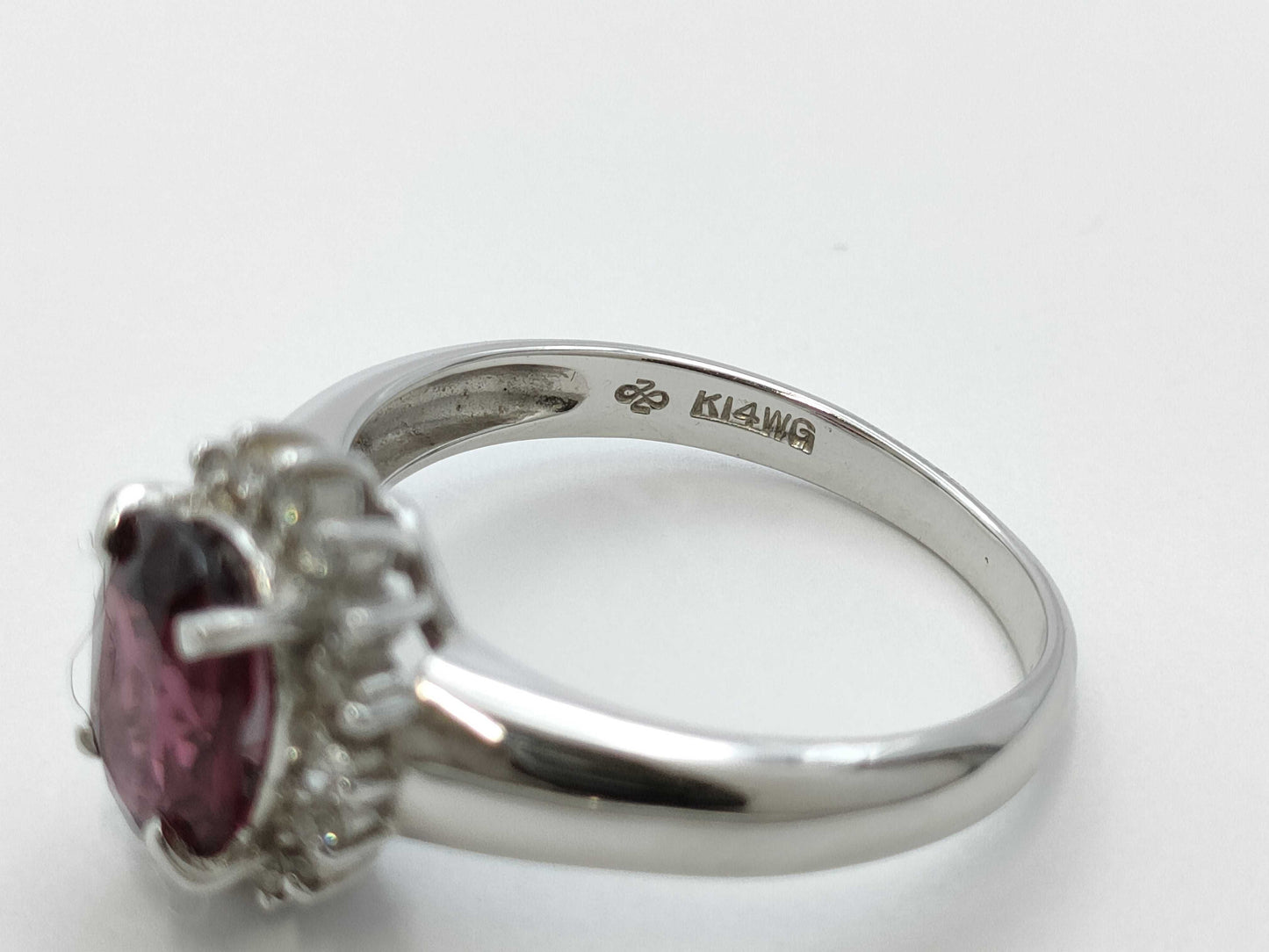 G1.46ct D0.17ct K14WG 2.8g Ring