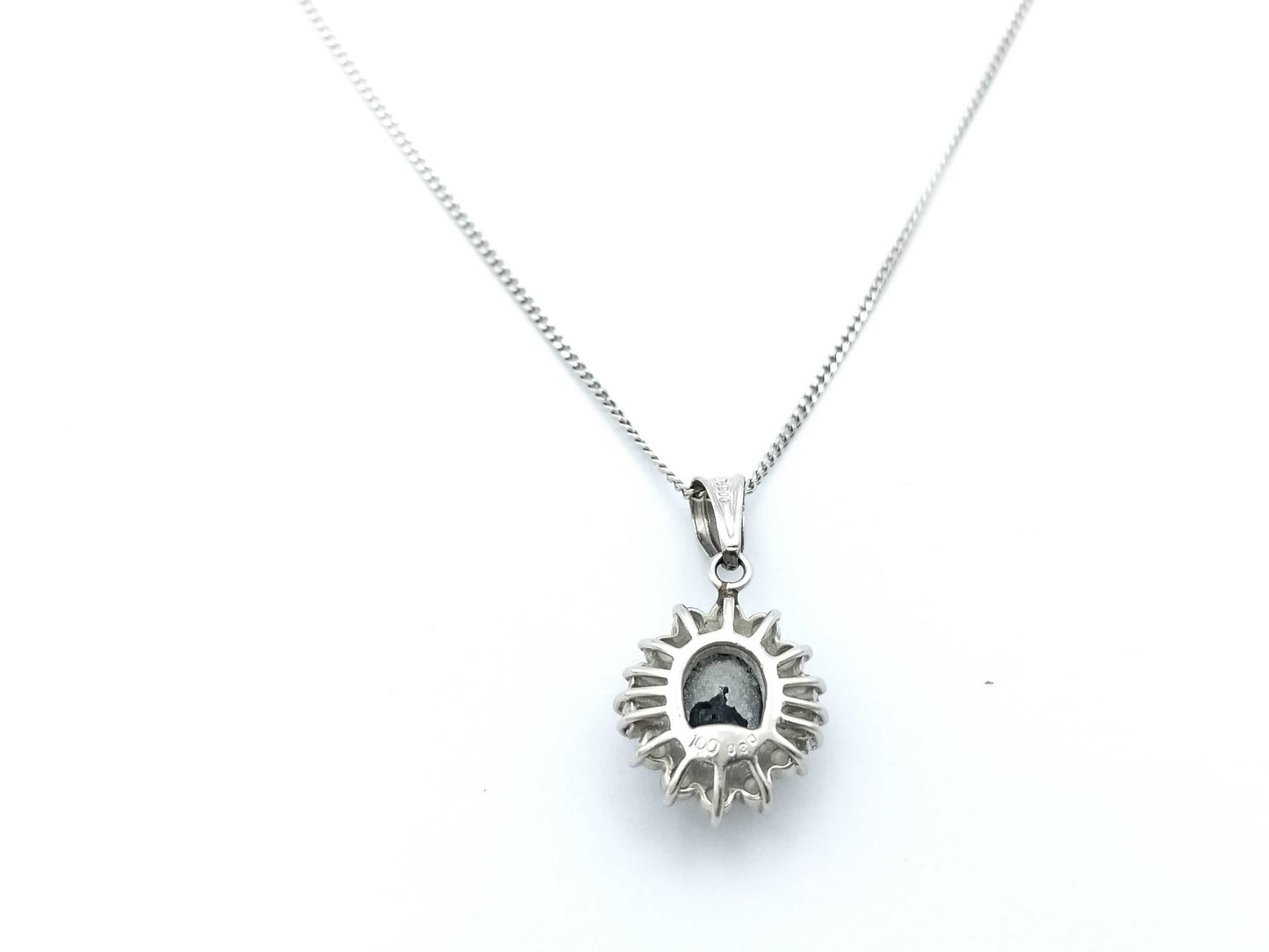 S1.00ct D0.30ct PT900/PT850 3.3g Necklace