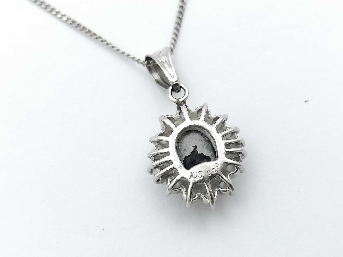 S1.00ct D0.30ct PT900/PT850 3.3g Necklace