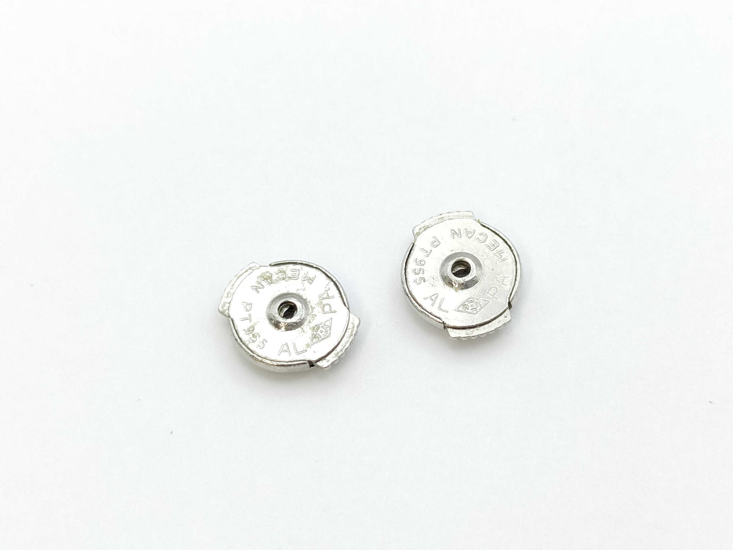Pearl, Diameter: Approx. 8.0mm, D0.41ct, Pt900, 5.7g, Earrings