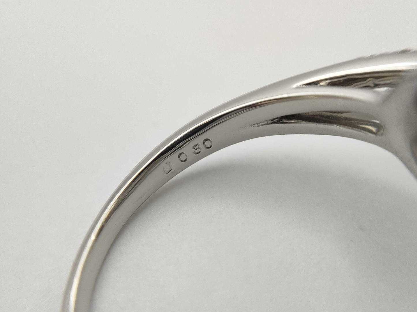 D0.30ct Pt900 6.2g Ring