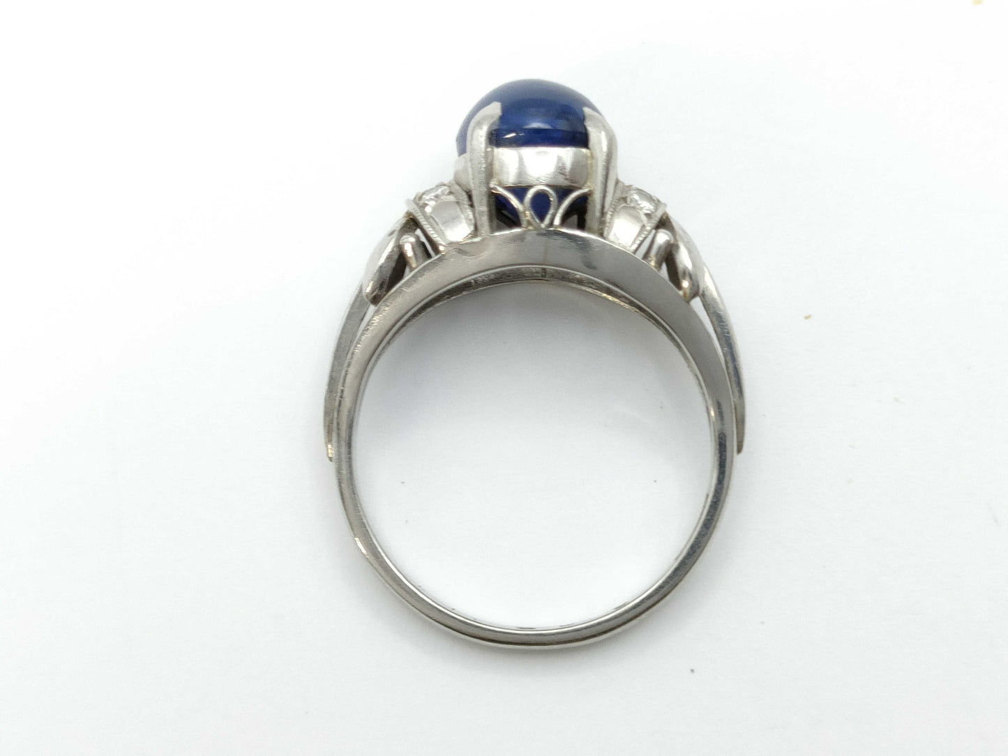 Stainless steel 3.16ct diamond PT900 4.7g ring