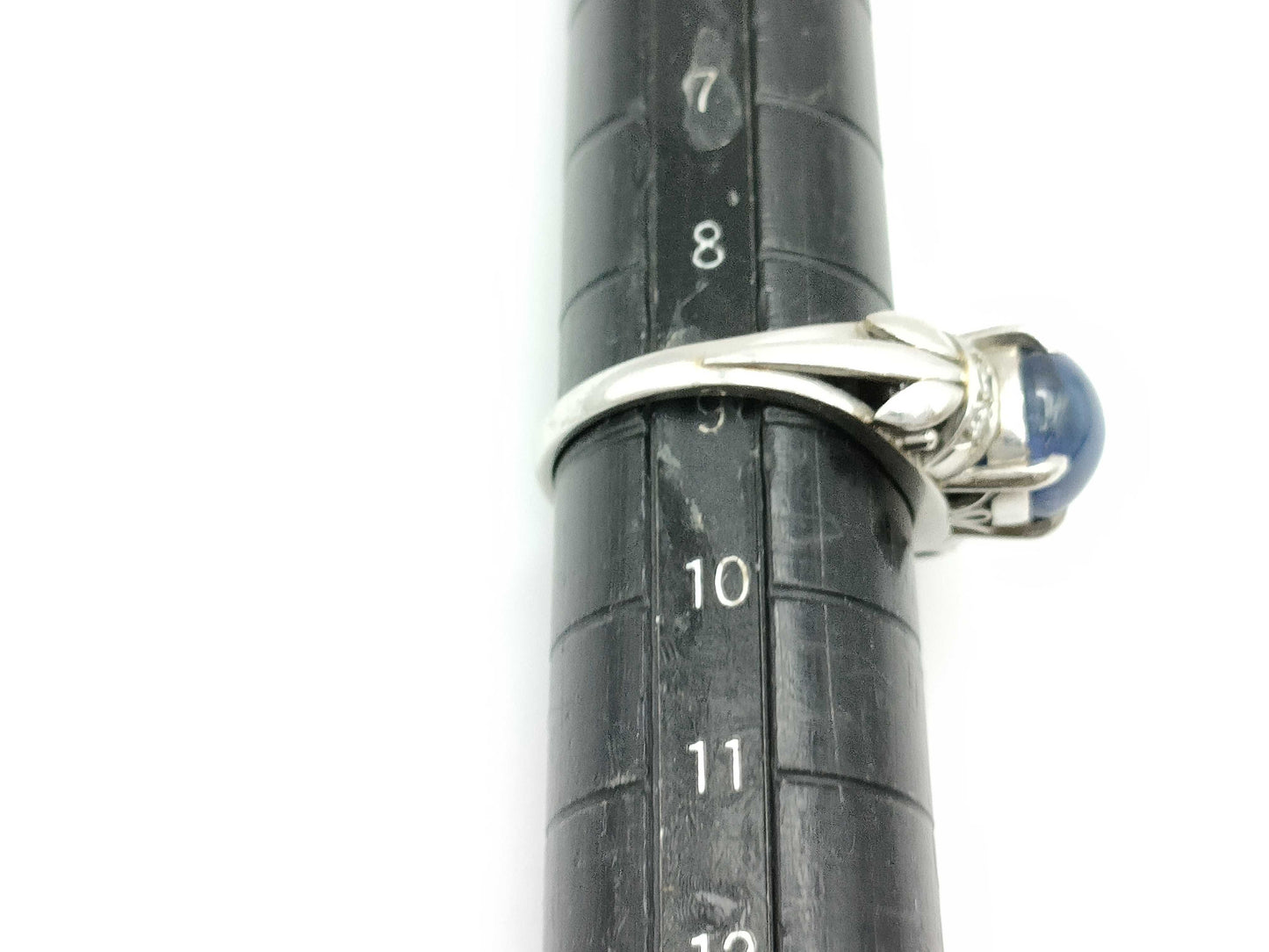Stainless steel 3.16ct diamond PT900 4.7g ring