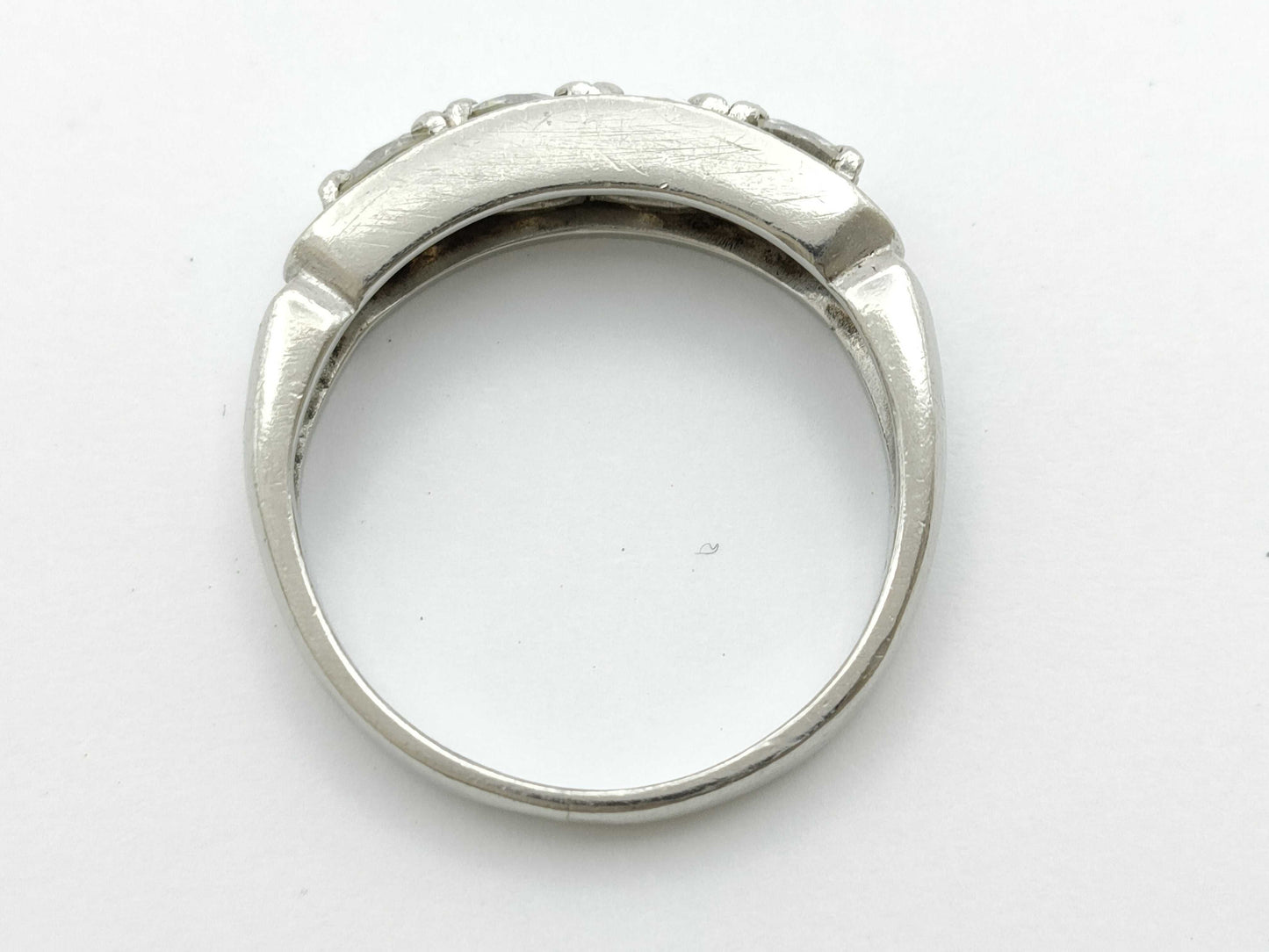 D0.77ct Pt900 4.1g Ring