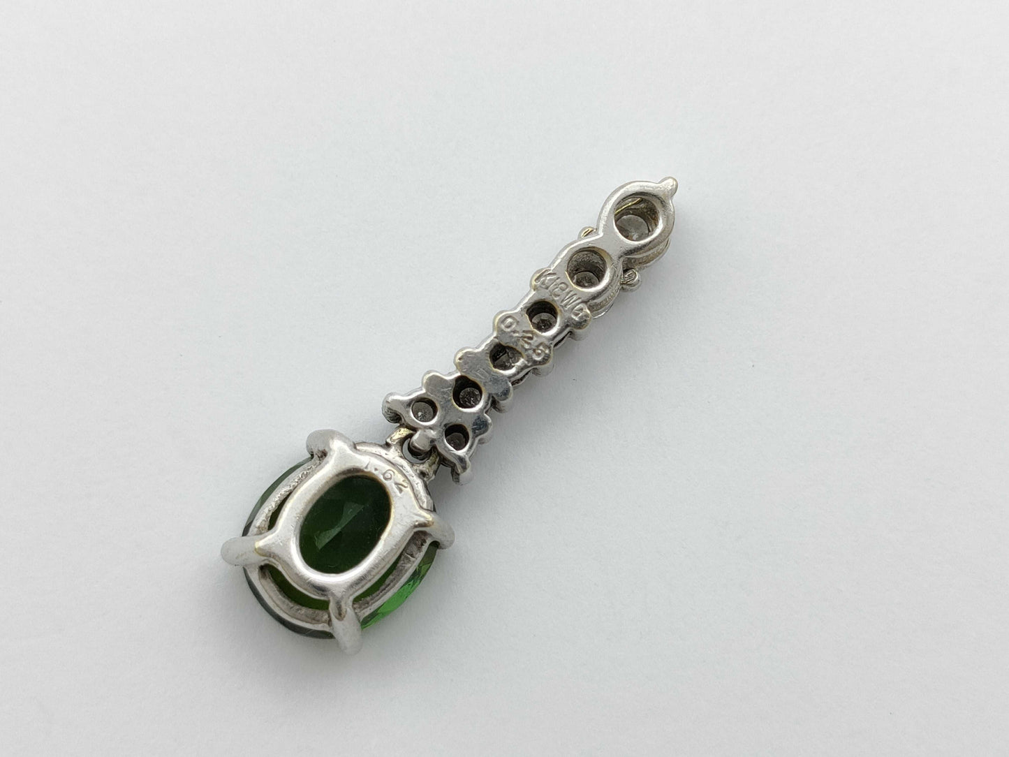 TL1.62ct D0.25ct K18WG 1.5g Pendant Top