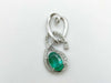 E4.63ct D0.10/0.41ct K18WG 8.6g Pendant Top