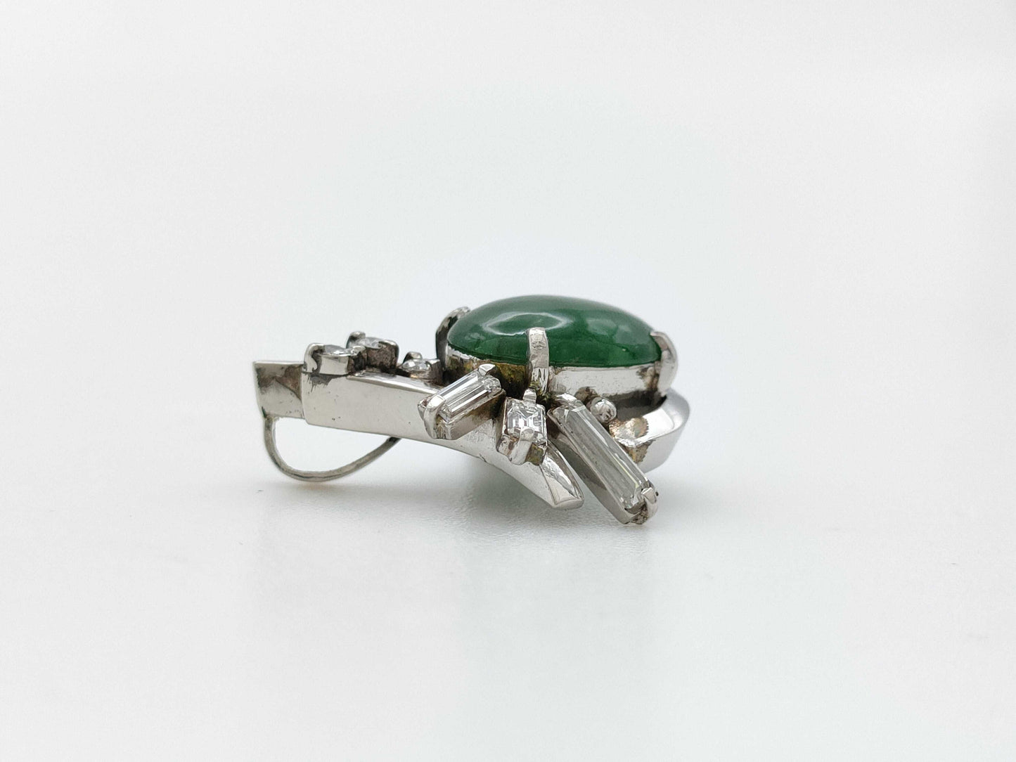 Jadeite D0.36ct PT900 3.6g Pendant Top