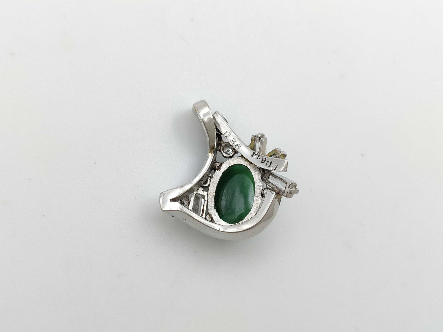 Jadeite D0.36ct PT900 3.6g Pendant Top