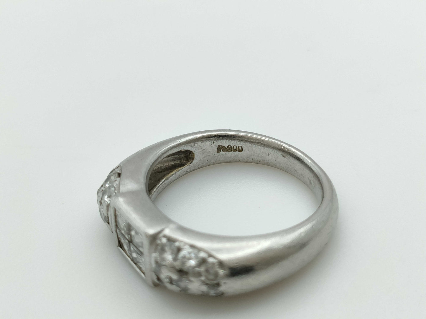 D1.00ct Pt900 9.0g Ring