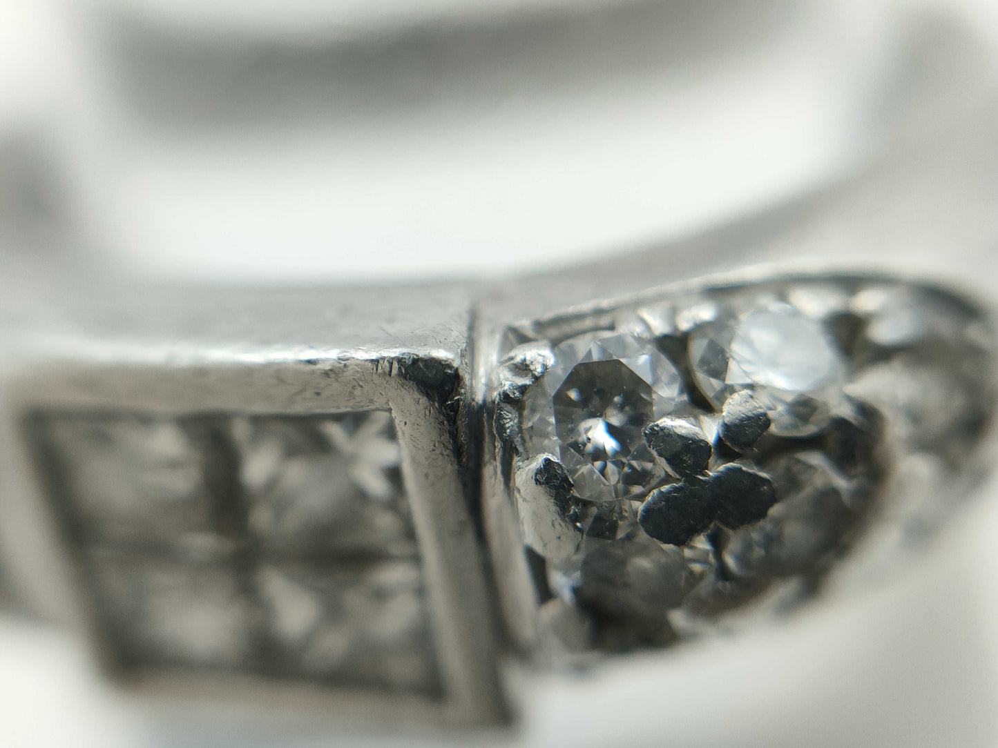 D1.00ct Pt900 9.0g Ring