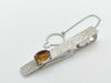Colored Stone K14WG 8.4g Tie Pin/Cufflinks