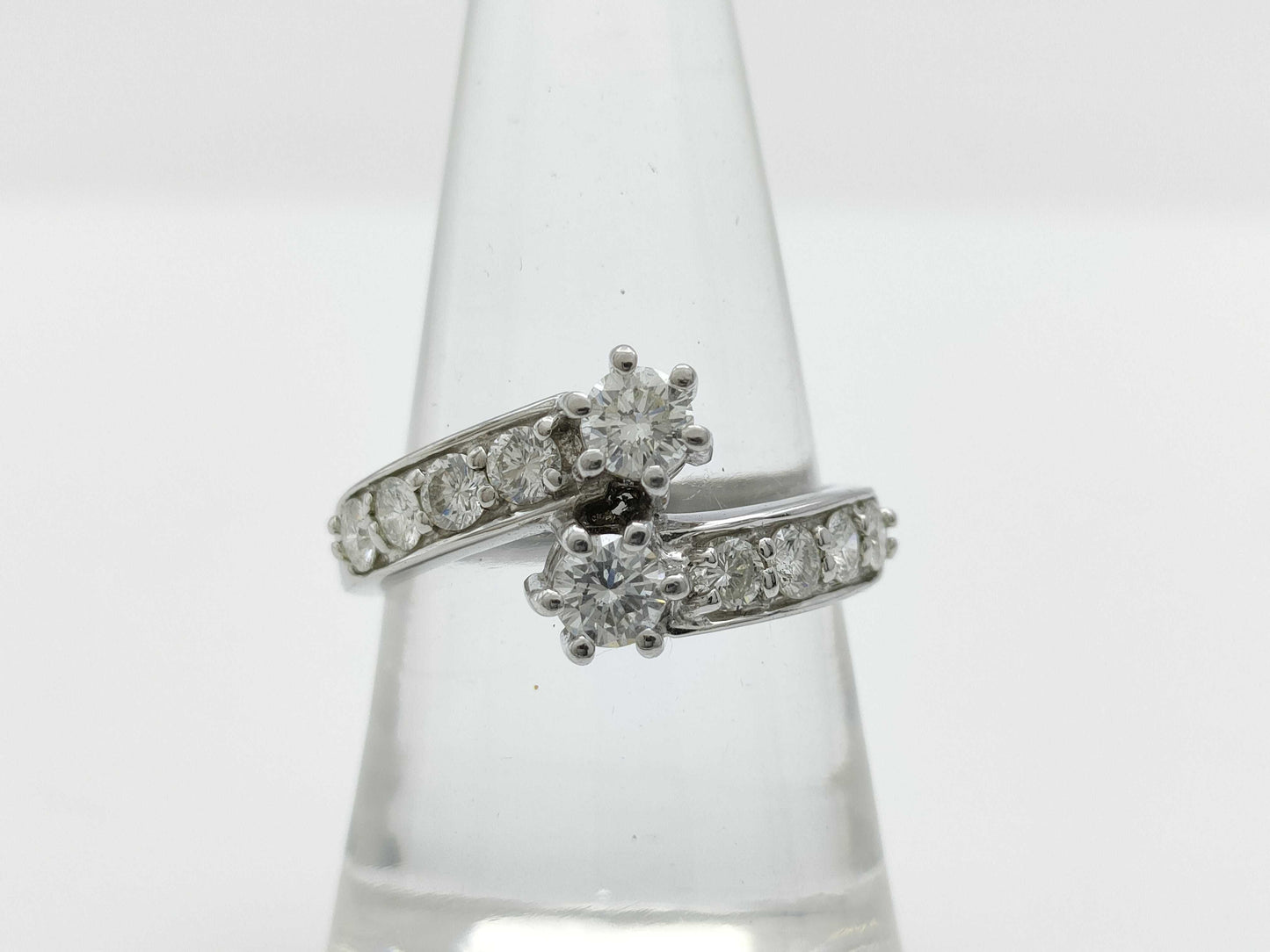D1.05ct Pt900 6.8g Ring