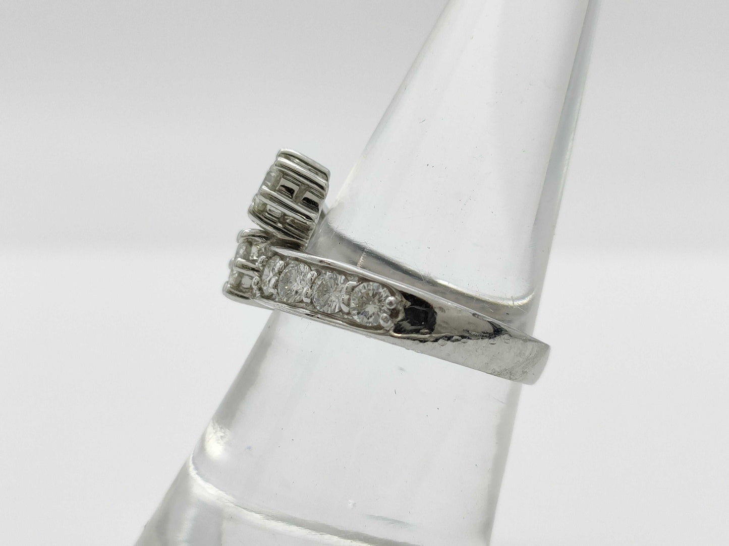 D1.05ct Pt900 6.8g Ring