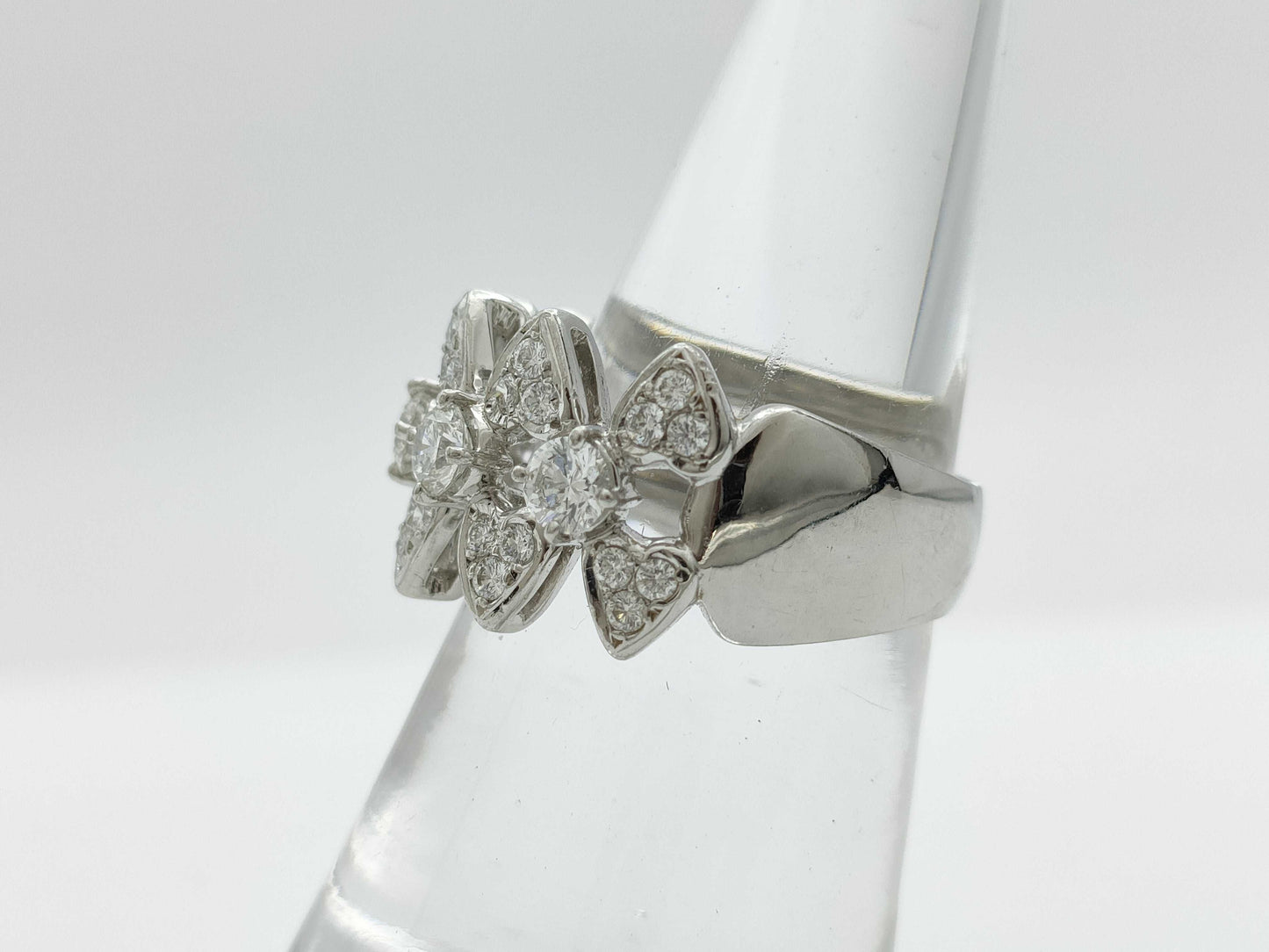 MIKIMOTO D1.13ct Pt950 11.4g Ring