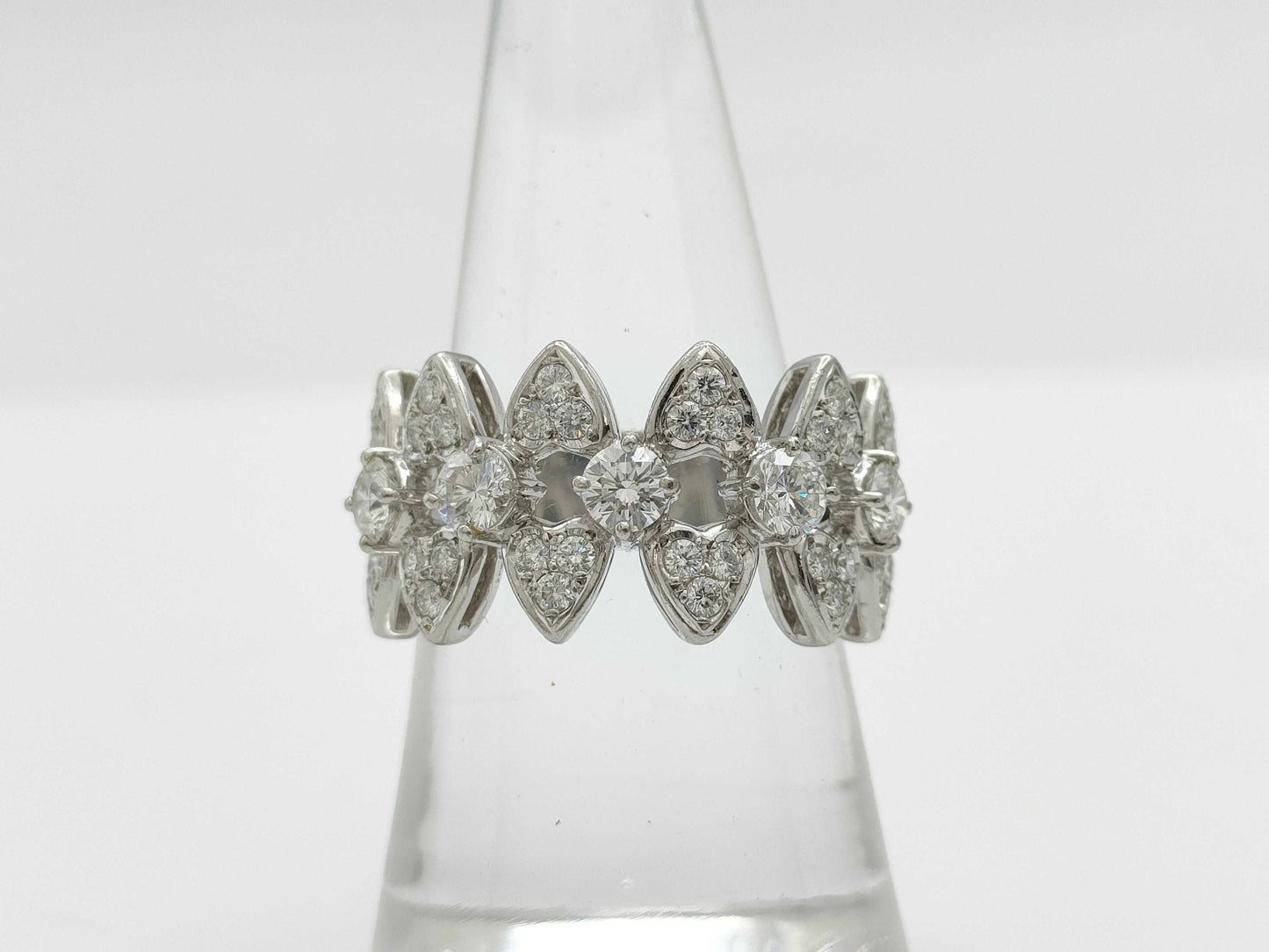 MIKIMOTO D1.13ct Pt950 11.4g Ring