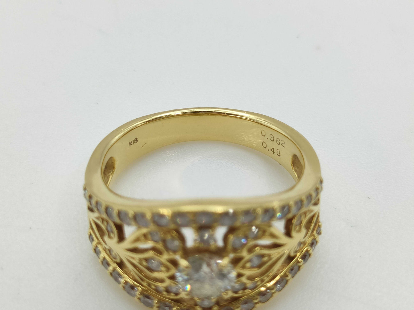 D0.362/0.48ct K18 6.3g Ring