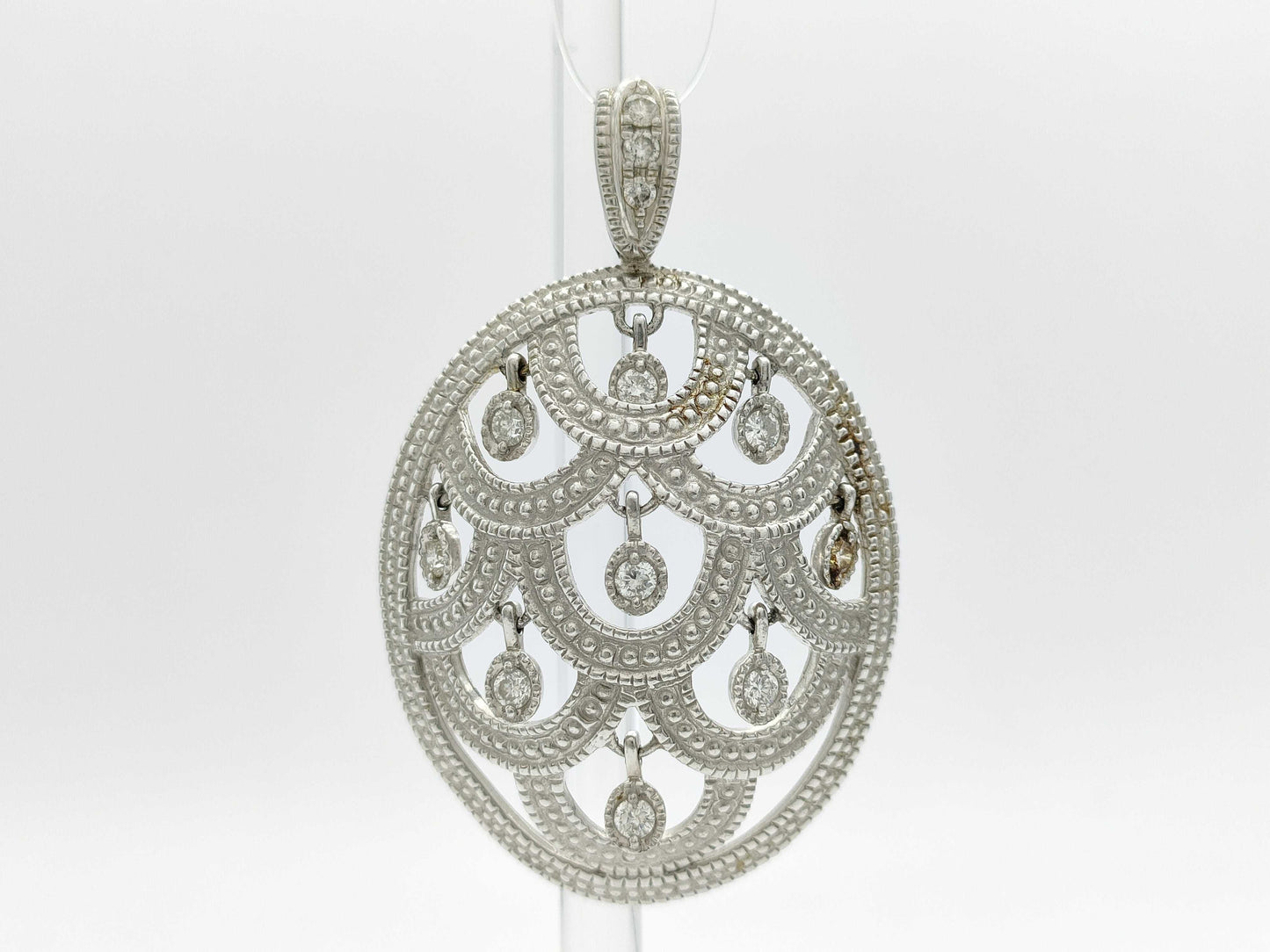 D0.50ct Pt900 18.6g Pendant Top