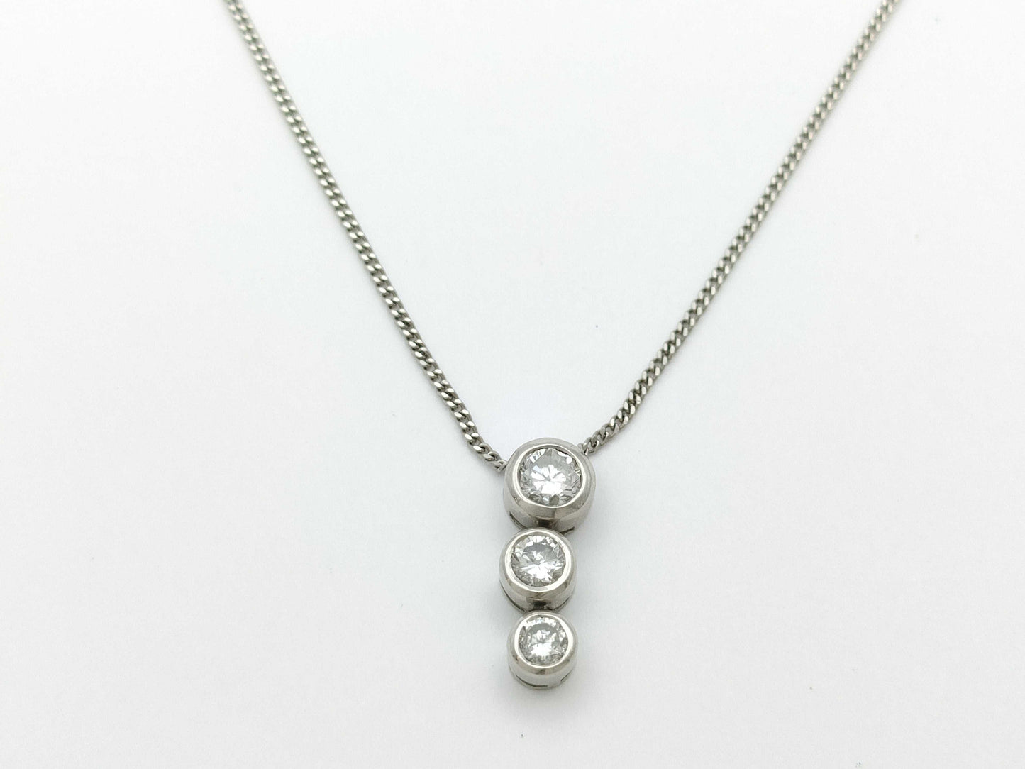 D0.50ct PT900/PT850 3.7g Necklace
