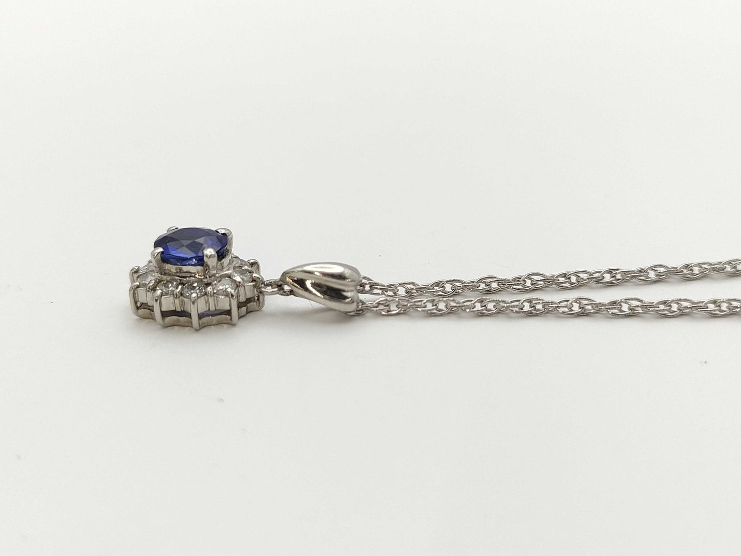 S 0.84ct D 0.32ct PT900/PT850 6.2g Necklace