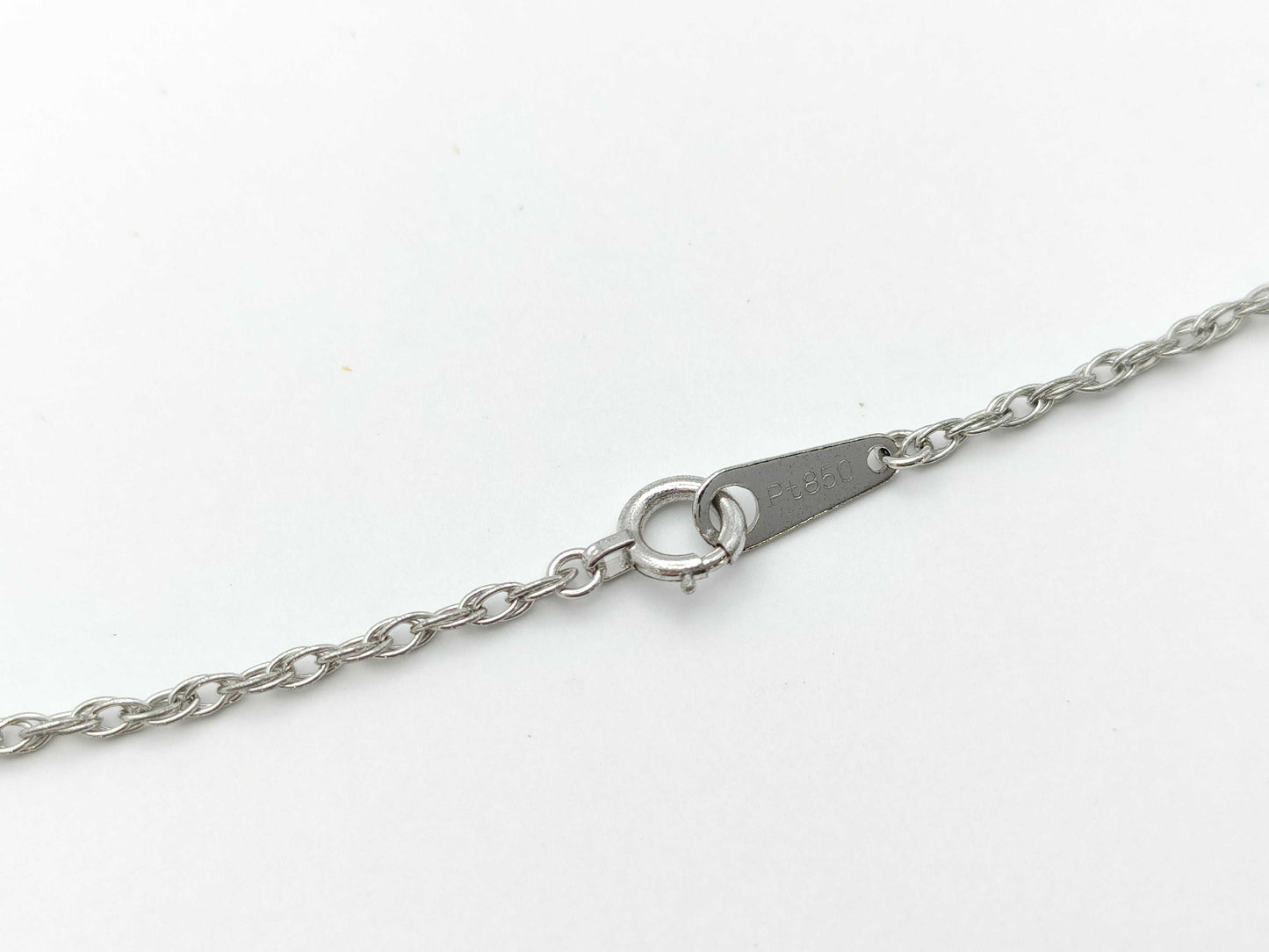 S 0.84ct D 0.32ct PT900/PT850 6.2g Necklace