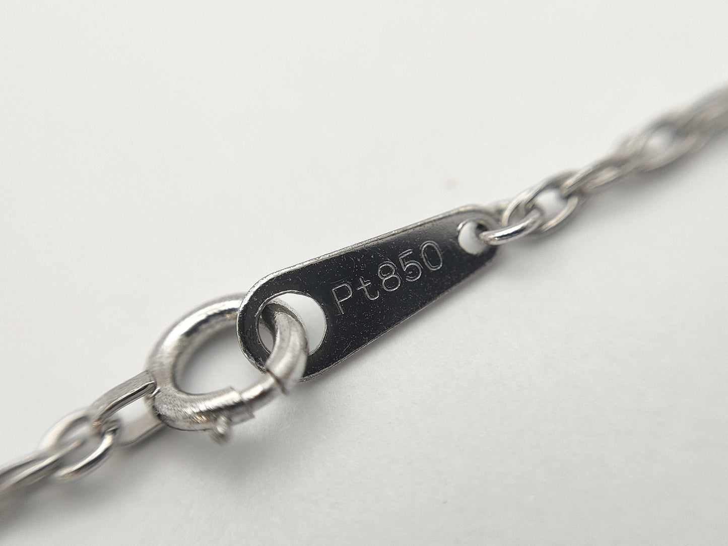 S 0.84ct D 0.32ct PT900/PT850 6.2g Necklace