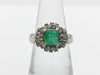 E1.02ct D0.50ct Pt900 6.4g Ring