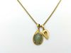 Colored Stone Necklace, 18K Gold, 10.5g