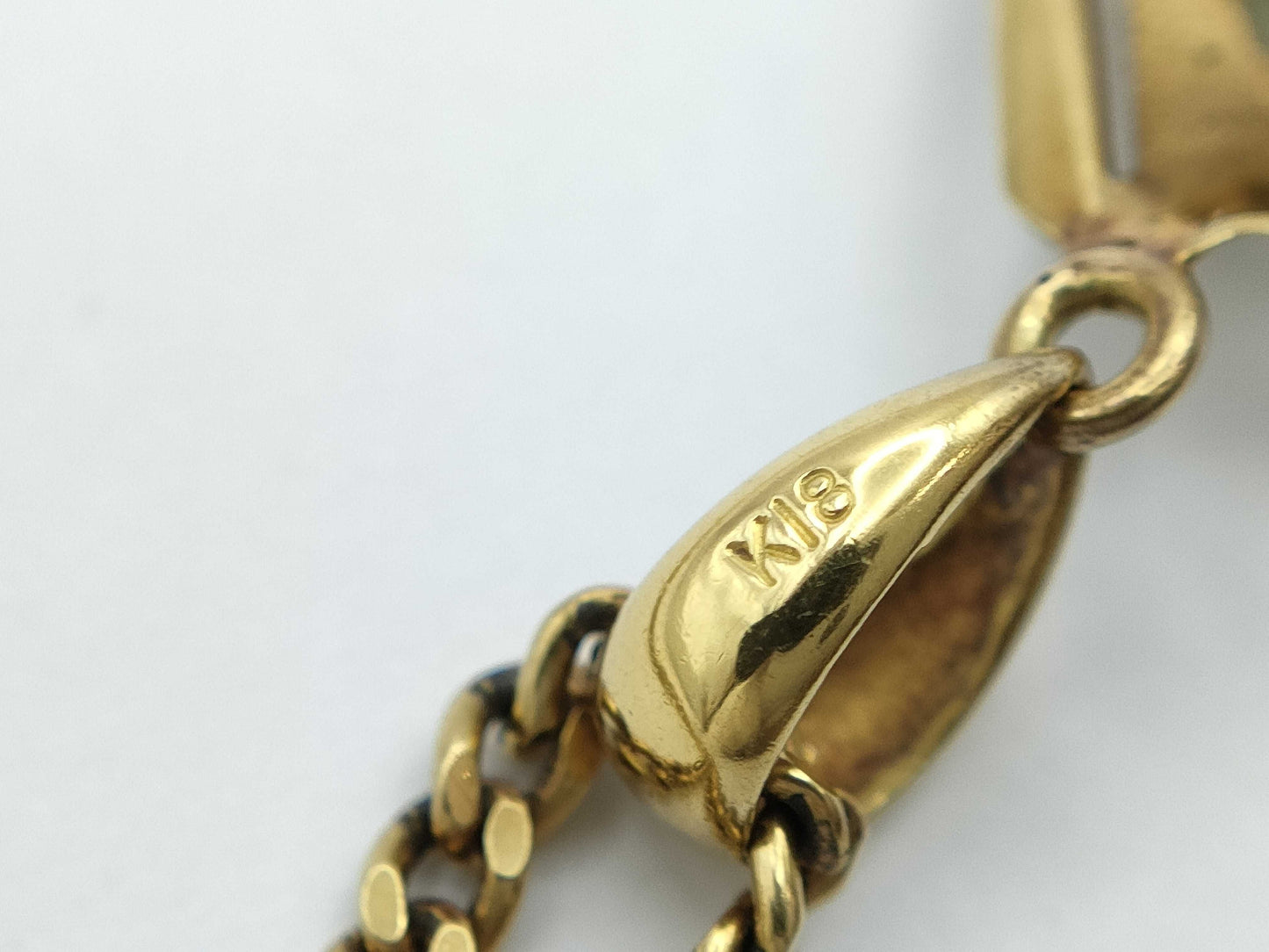 Colored Stone Necklace, 18K Gold, 10.5g