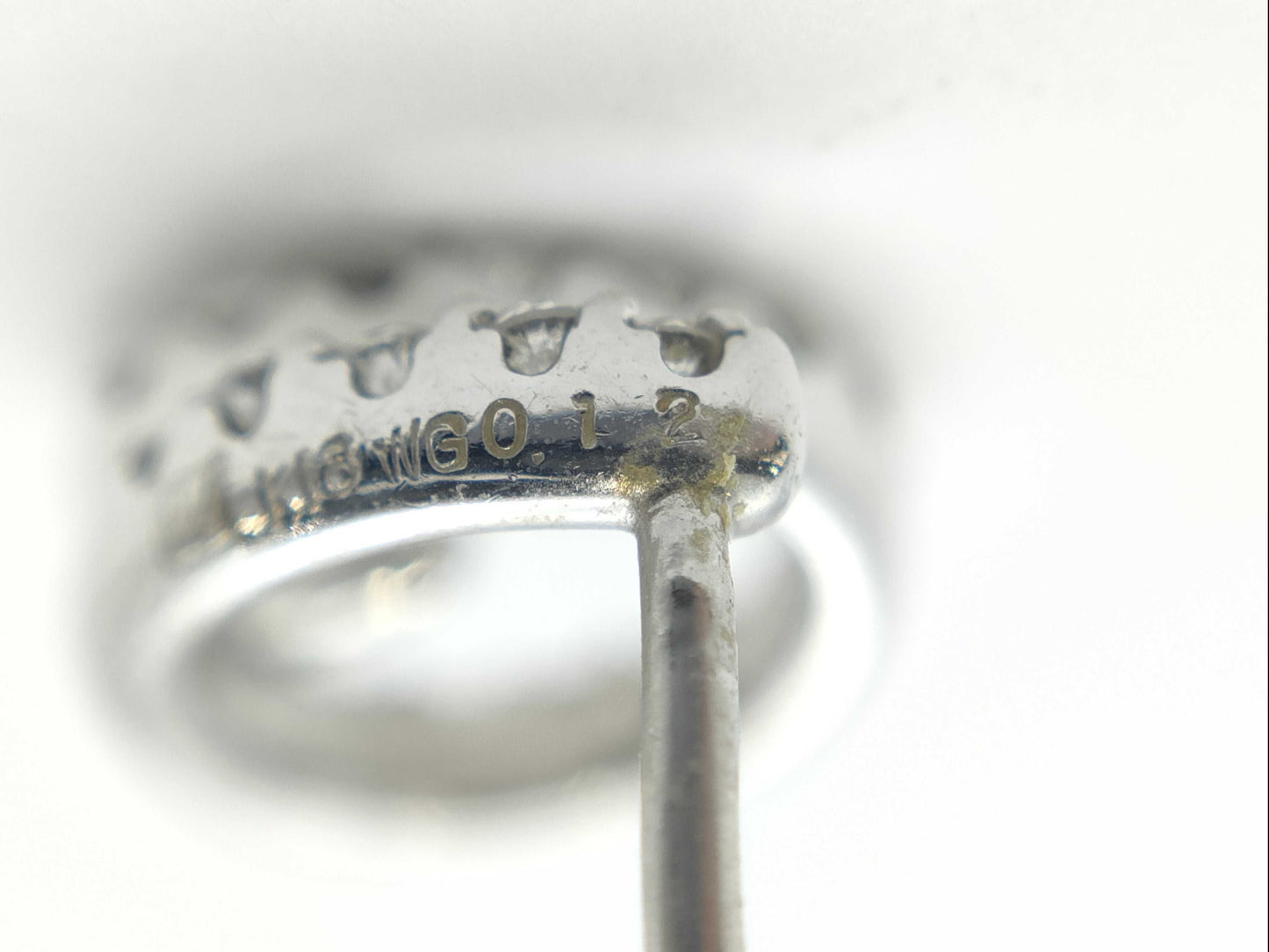 Ponte Vecchio D0.12ct K18WG 1.2g Earrings