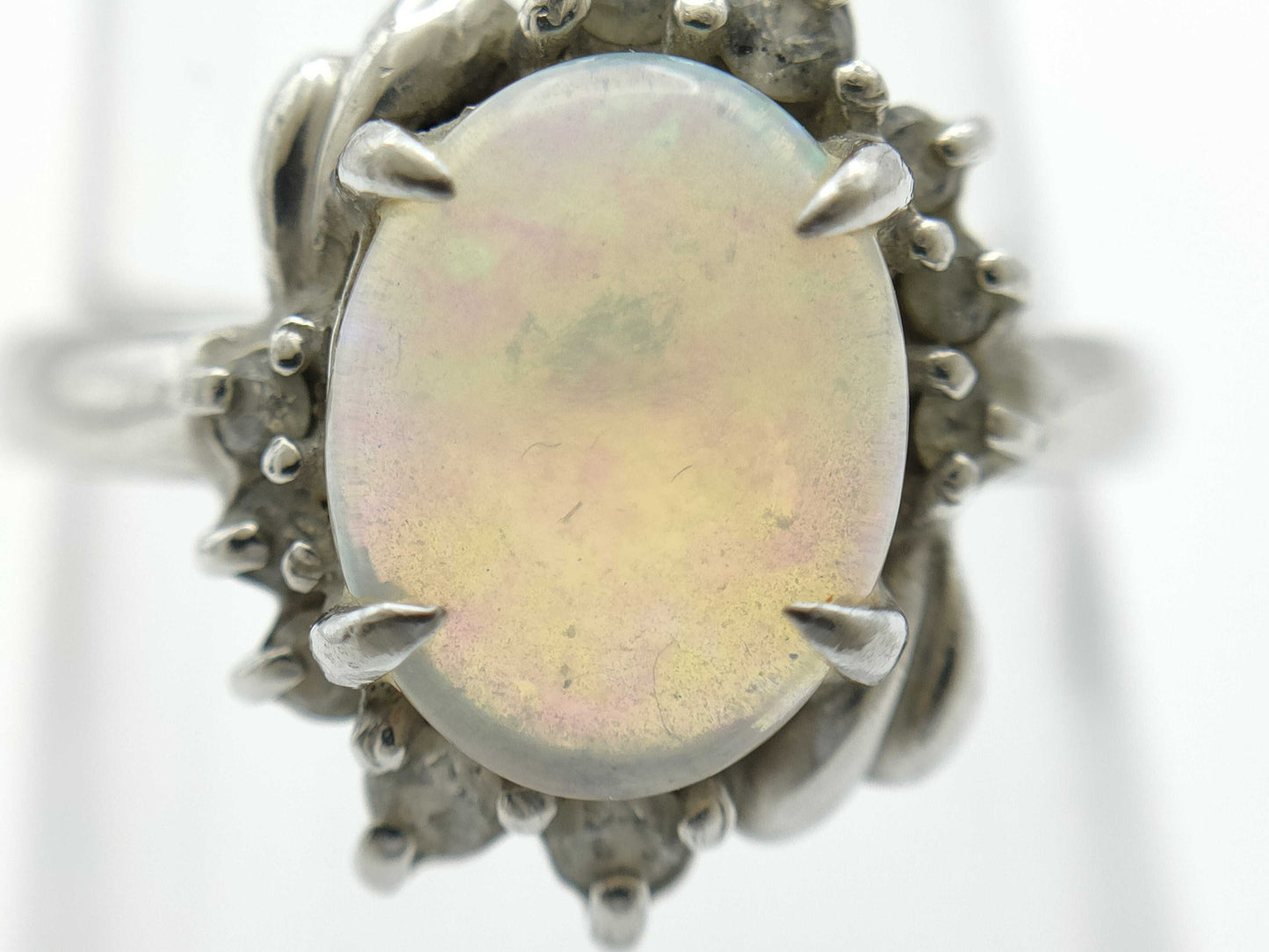 OP1.03ct D0.15ct PT900 3.5g Ring