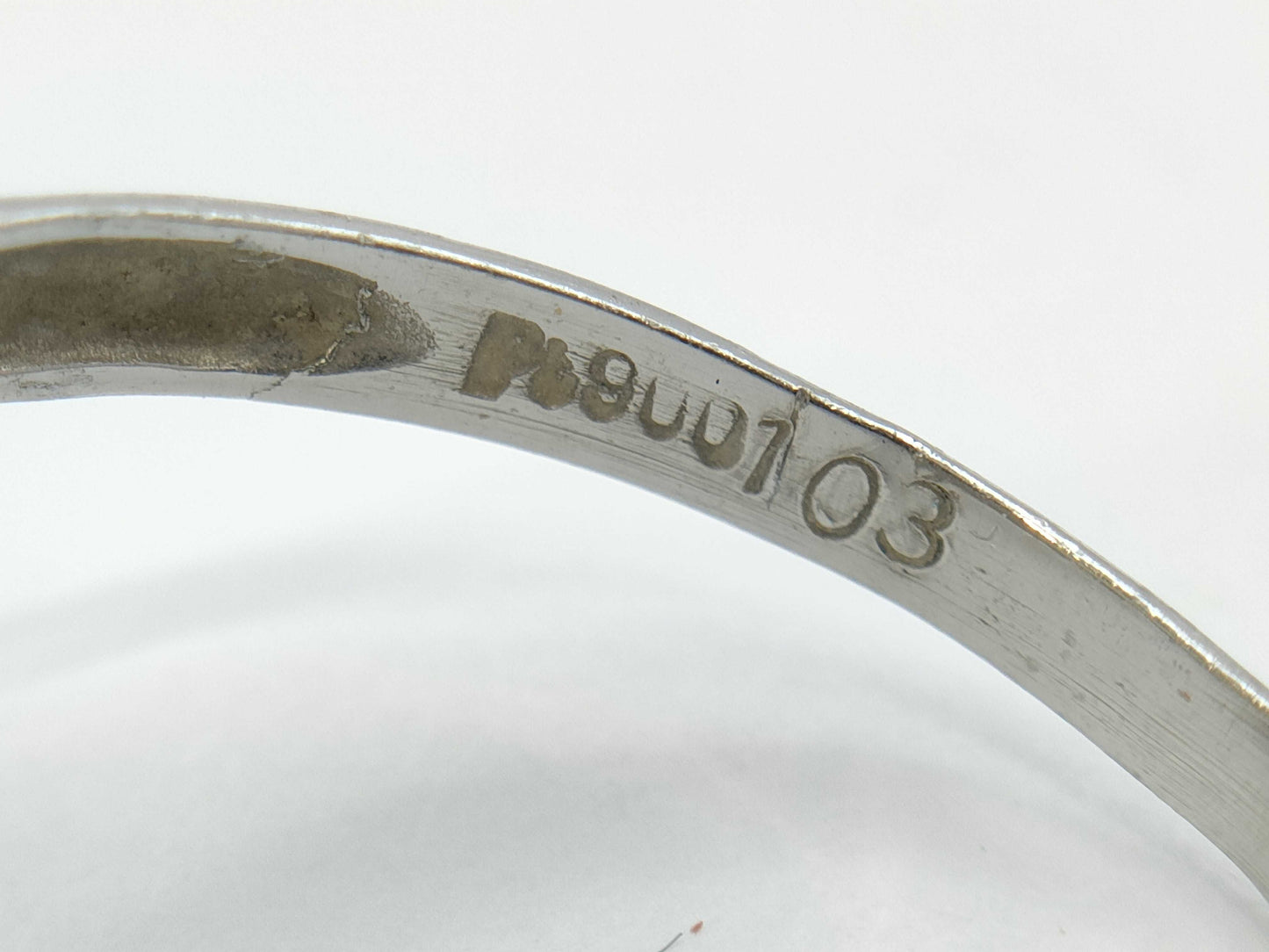 OP1.03ct D0.15ct PT900 3.5g Ring