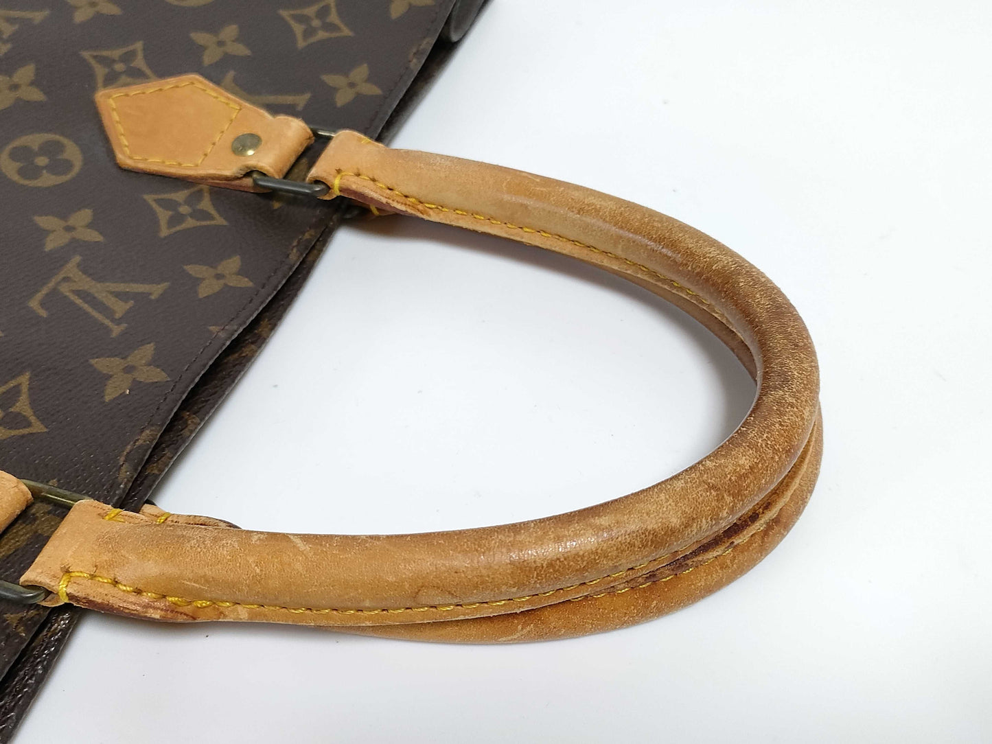 LOUIS VUITTON RFID Unverified MI8906 Monogram Louis Vuitton Sac Plat Tote Bag Handbag