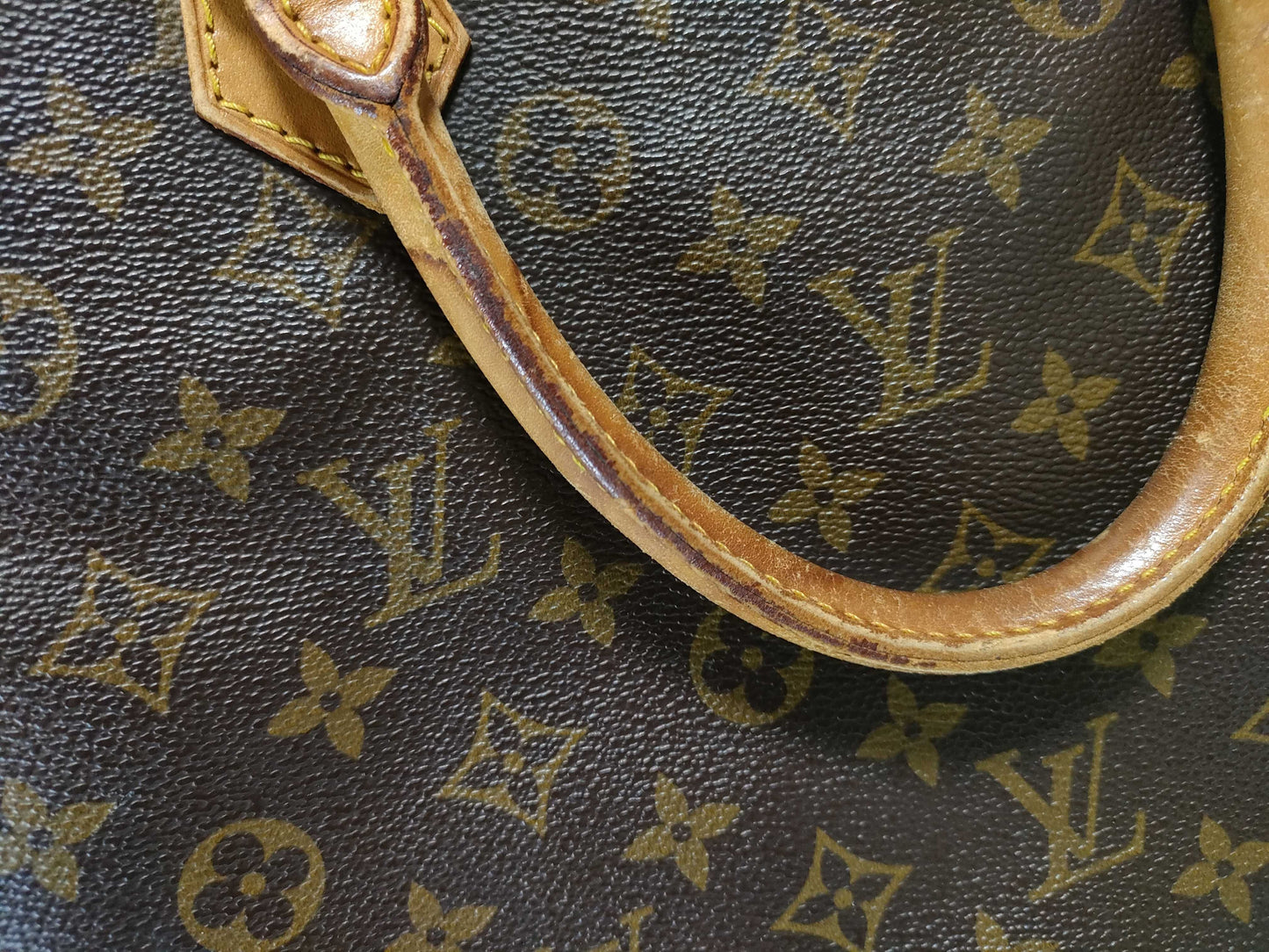 LOUIS VUITTON RFID Unverified MI8906 Monogram Louis Vuitton Sac Plat Tote Bag Handbag