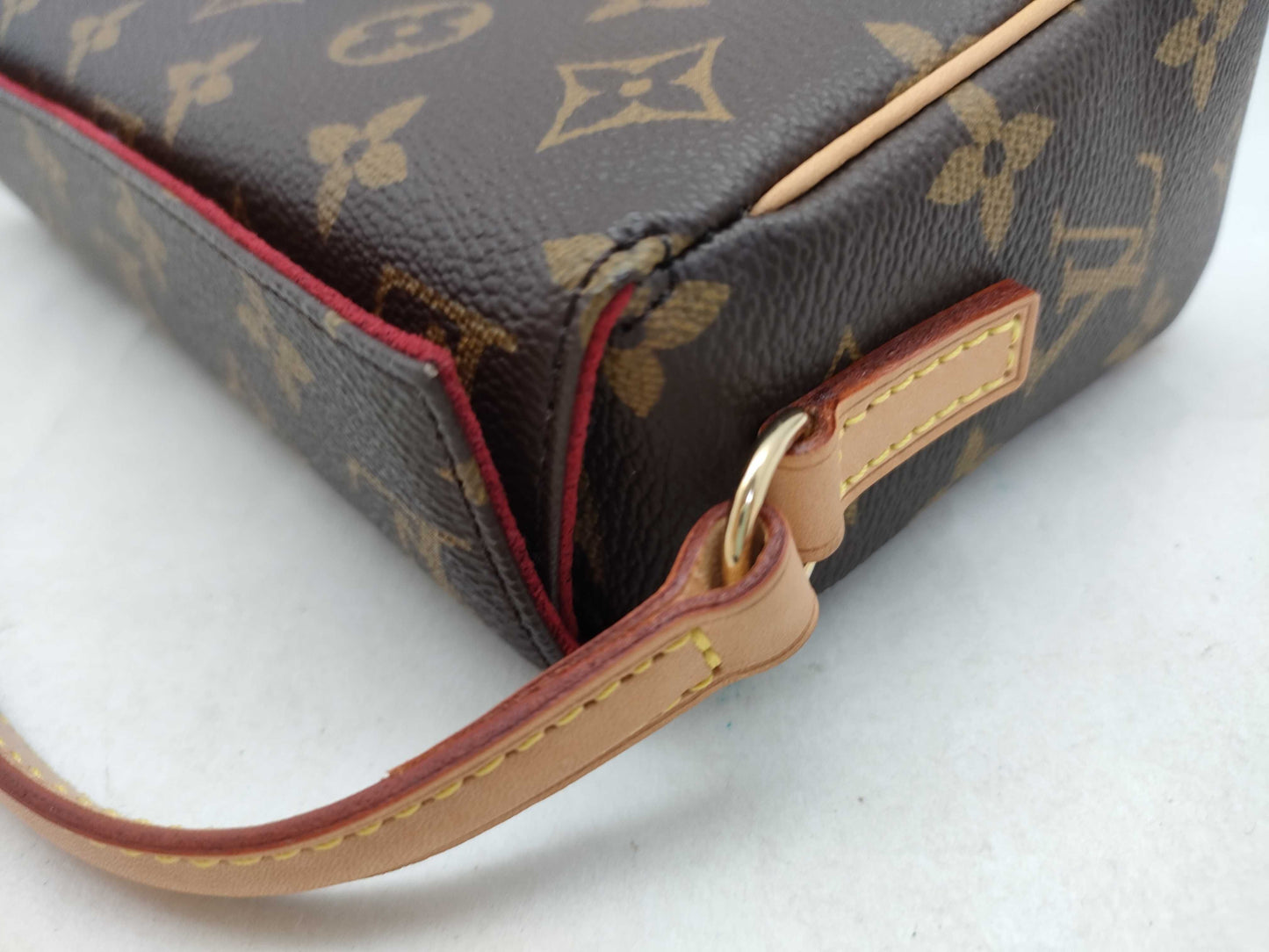 LOUIS VUITTON Monogram Recital Handbag, PVC, Brown, Shoulder Bag