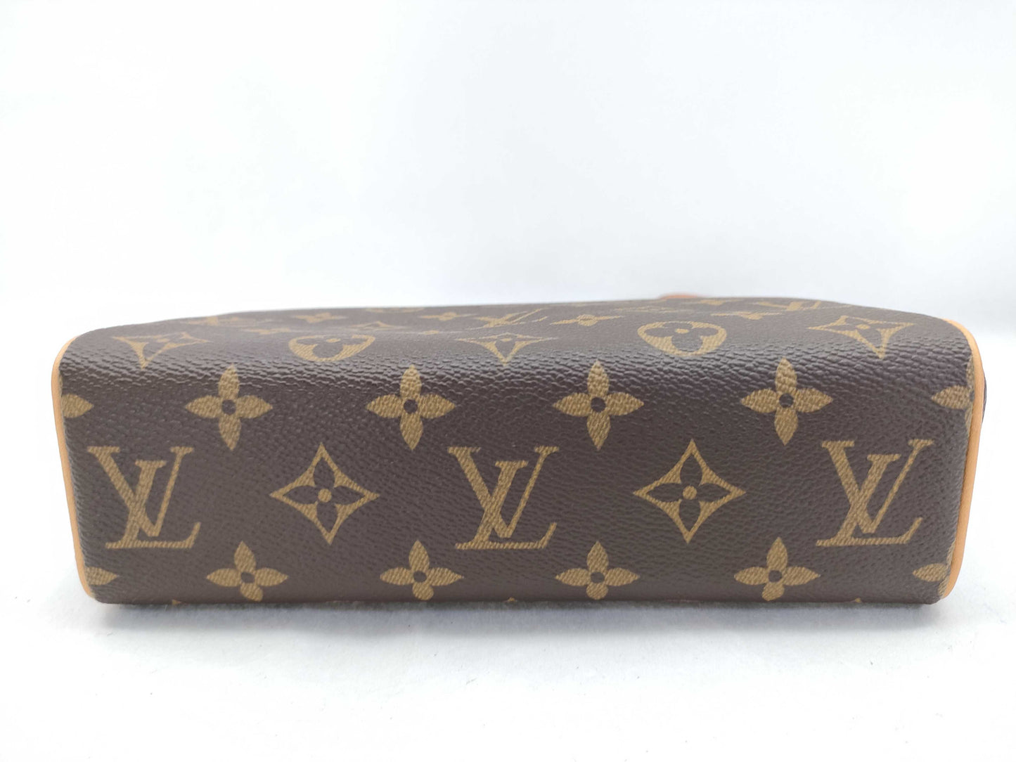 LOUIS VUITTON Monogram Recital Handbag, PVC, Brown, Shoulder Bag